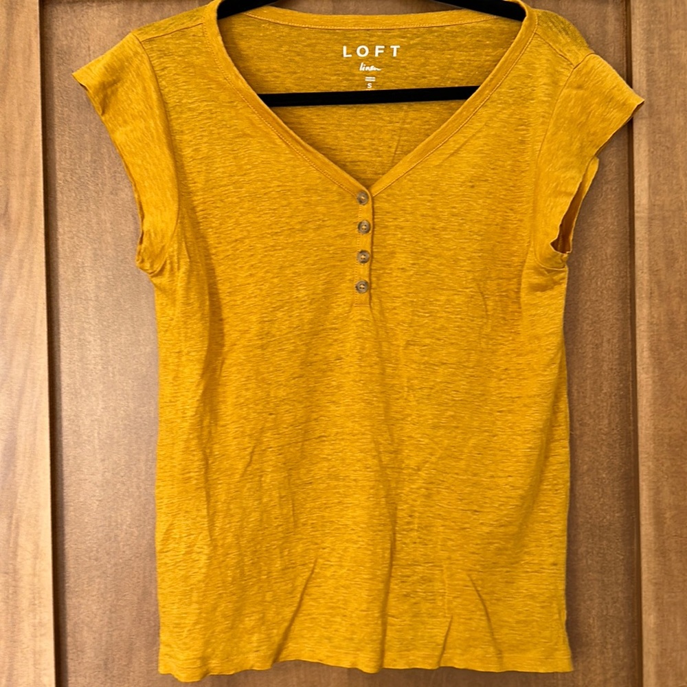 Loft linen top